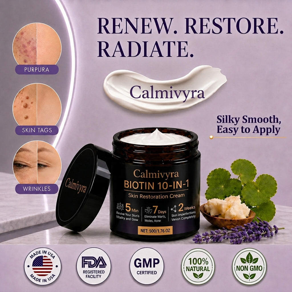 Calmivyra® Biotin 10-in-1 Skin Restoration Cream