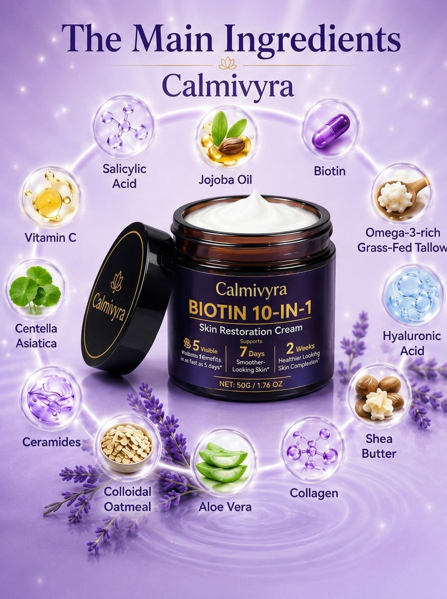 Calmivyra® Biotin 10-in-1 Skin Restoration Cream
