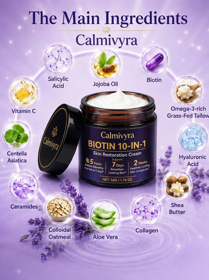 Calmivyra® Biotin 10-in-1 Skin Restoration Cream