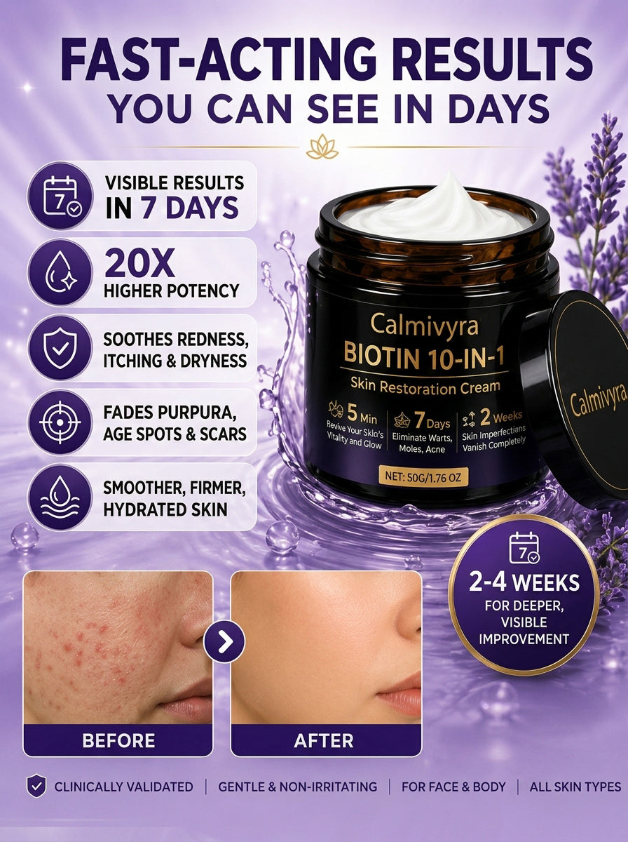 Calmivyra® Biotin 10-in-1 Skin Restoration Cream