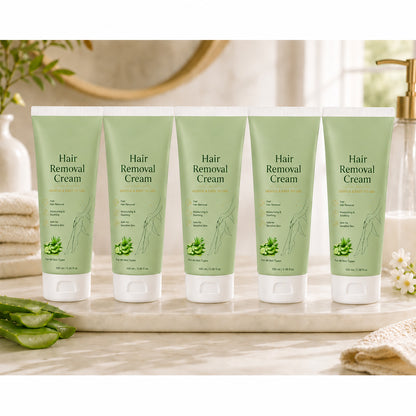 Natural Gentle Hair Removal Cream | For Women & Men, Sensitive Skin